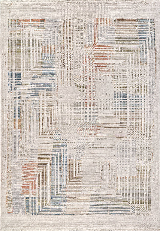 Dynamic Rugs Juno 6889 Beige Multi Modern Machine-Made Rug