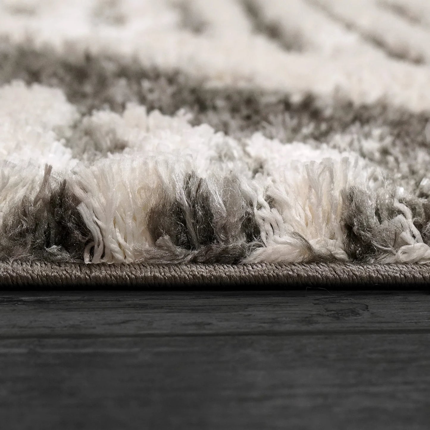 Dynamic Rugs Cruz 7006 Grey Ivory  Modern Machine-Made Rug