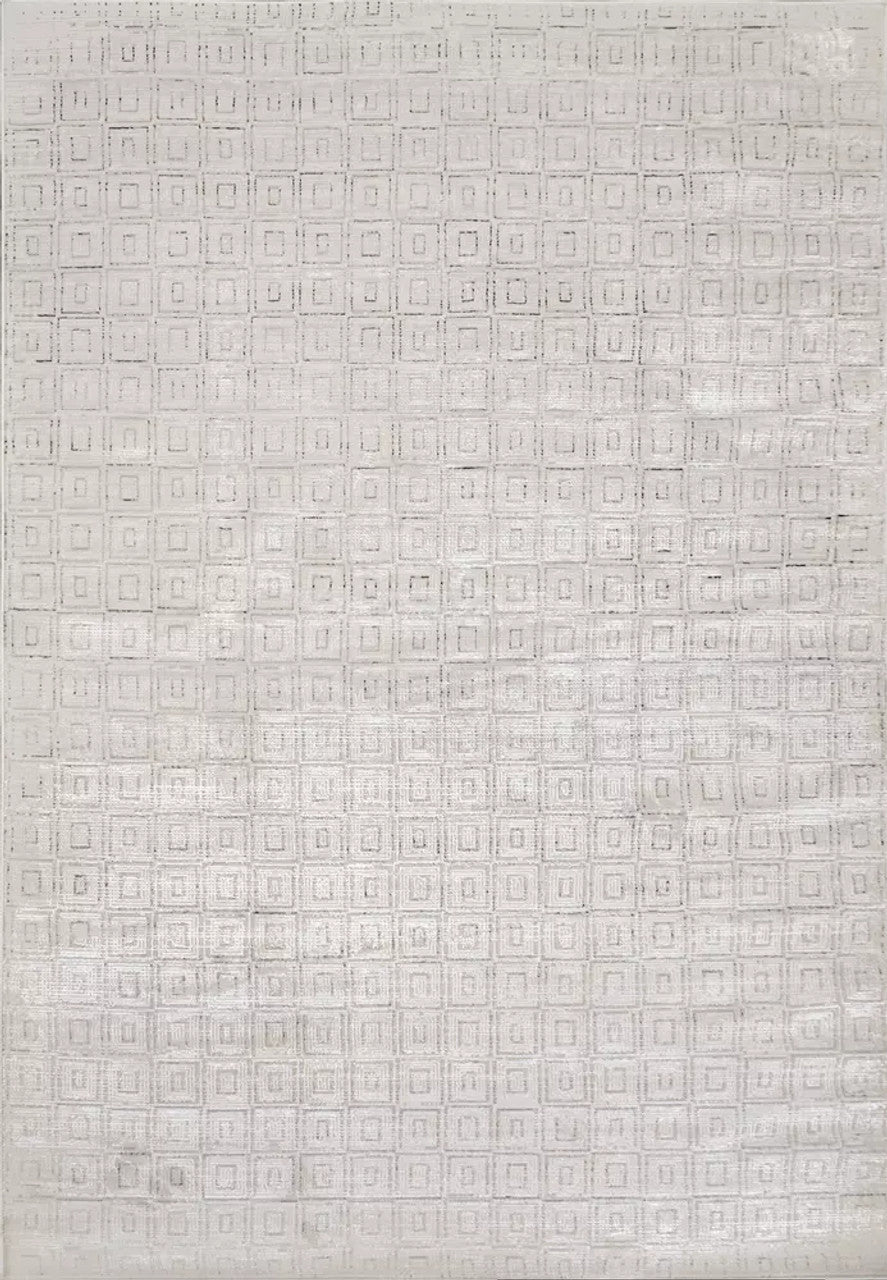 Dynamic Rugs Whistler 7125 Ivory Grey Modern Machine-Made Rug