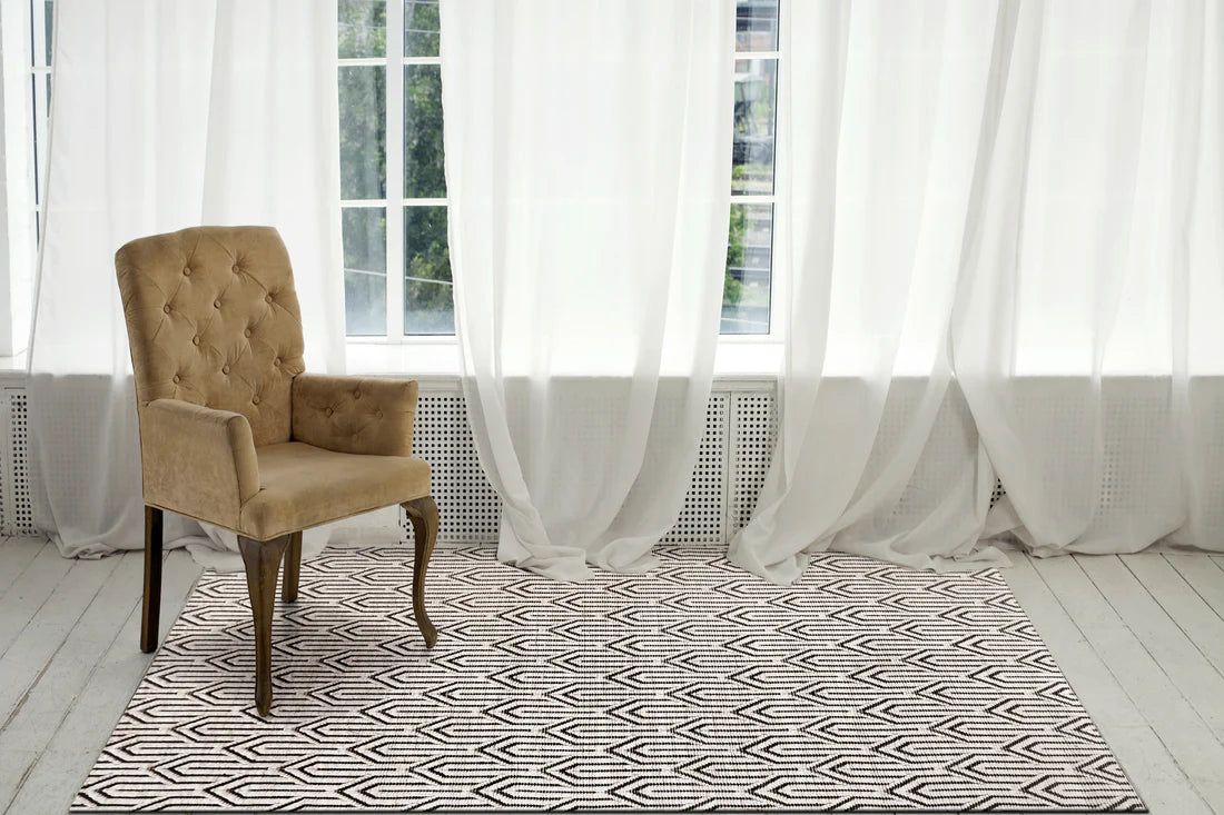 Dynamic Rugs Soul 7404 Ivory Charcoal Modern Handmade Rug