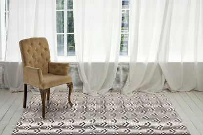 Dynamic Rugs Soul 7404 Ivory Charcoal Modern Handmade Rug