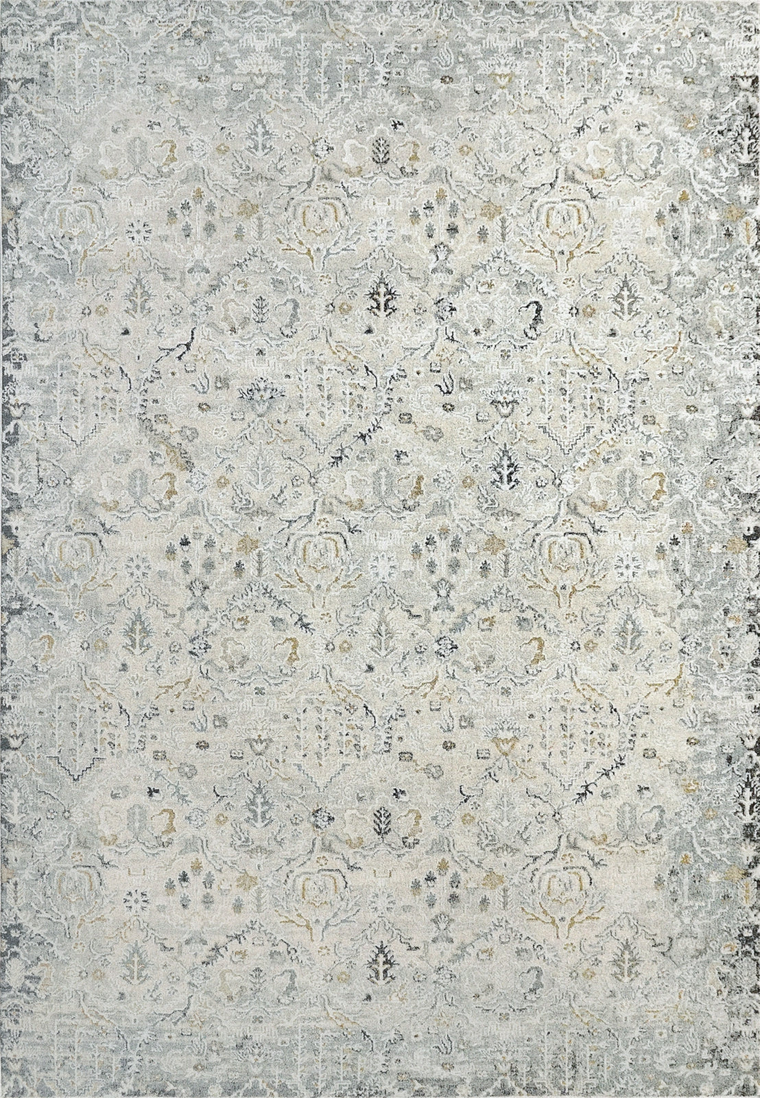 Dynamic Rugs Annalise 7602 Cream Multi Transitional Machine-Made Rug