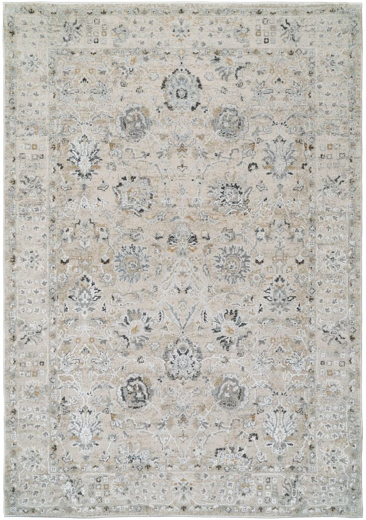 Dynamic Rugs Annalise 7604 Cream Beige Transitional Machine-Made Rug