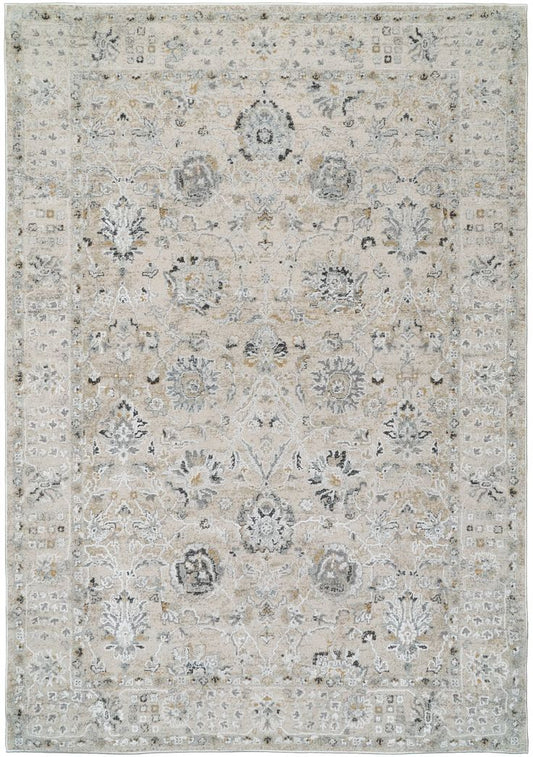 Dynamic Rugs Annalise 7604 Cream Beige Transitional Machine-Made Rug