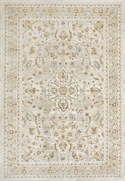 Dynamic Rugs Annalise 7605 Beige Cream Traditional Machine-Made Rug