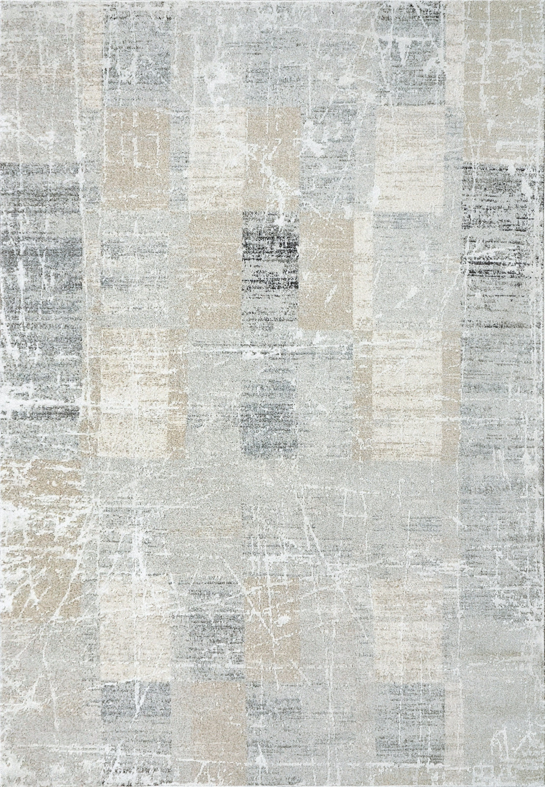 Dynamic Rugs Annalise 7610 Grey Beige Charcoal Modern Machine-Made Rug