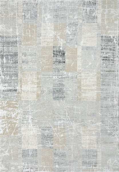 Dynamic Rugs Annalise 7610 Grey Beige Charcoal Modern Machine-Made Rug