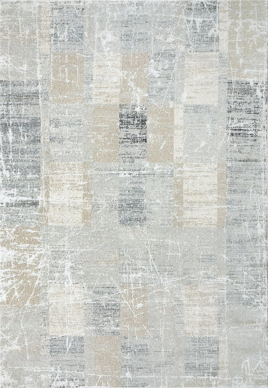 Dynamic Rugs Annalise 7610 Grey Beige Charcoal Modern Machine-Made Rug