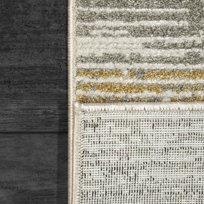 Dynamic Rugs Annalise 7611 Grey Beige Charcoal Modern Machine-Made Rug