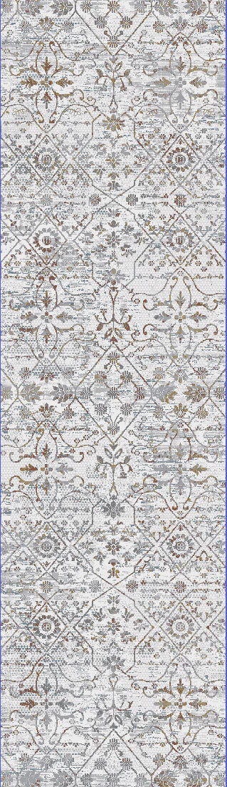 Dynamic Rugs Capella 7975 Grey Multi   Modern Machine-Made Rug
