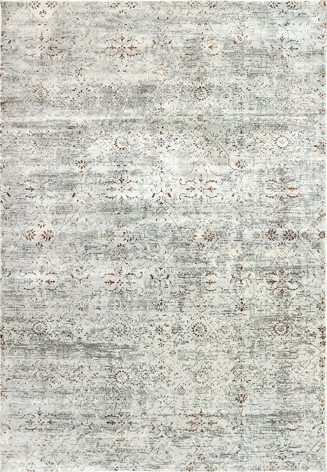 Dynamic Rugs Capella 7975 Grey Multi   Modern Machine-Made Rug