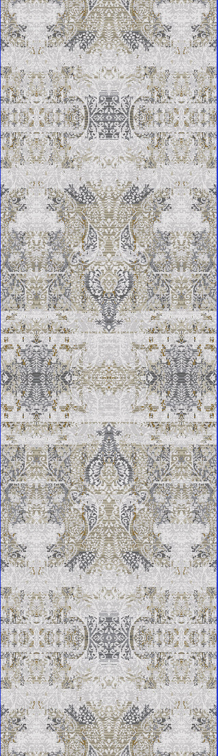 Dynamic Rugs Capella 7976 Grey Gold Multi   Modern Machine-Made Rug