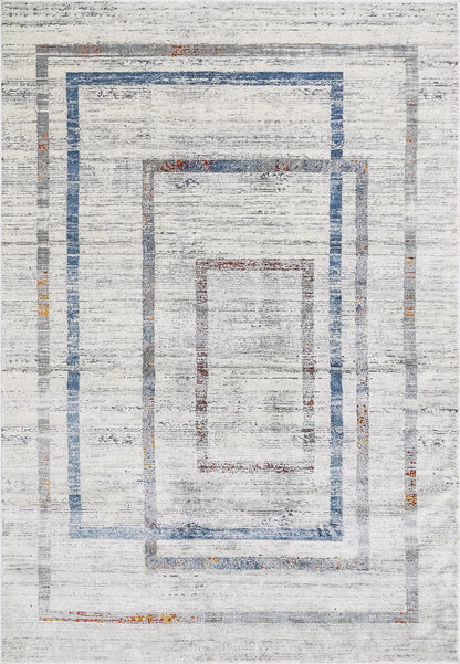 Dynamic Rugs Capella 7979 Grey Multi   Modern Machine-Made Rug