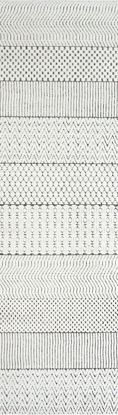 Dynamic Rugs Lotus 8140 Ivory Grey Contemporary Machine-Made Rug