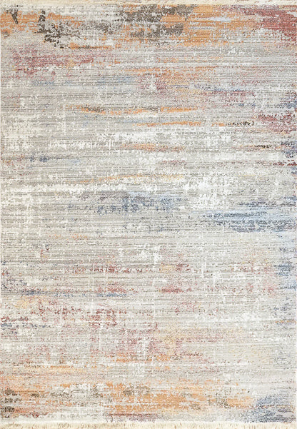 Dynamic Rugs Mood 8456 Ivory Red Traditional Machine-Made Rug