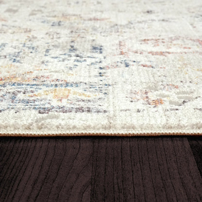 Dynamic Rugs Mood 8468 Light Grey Multi Traditional Machine-Made Rug