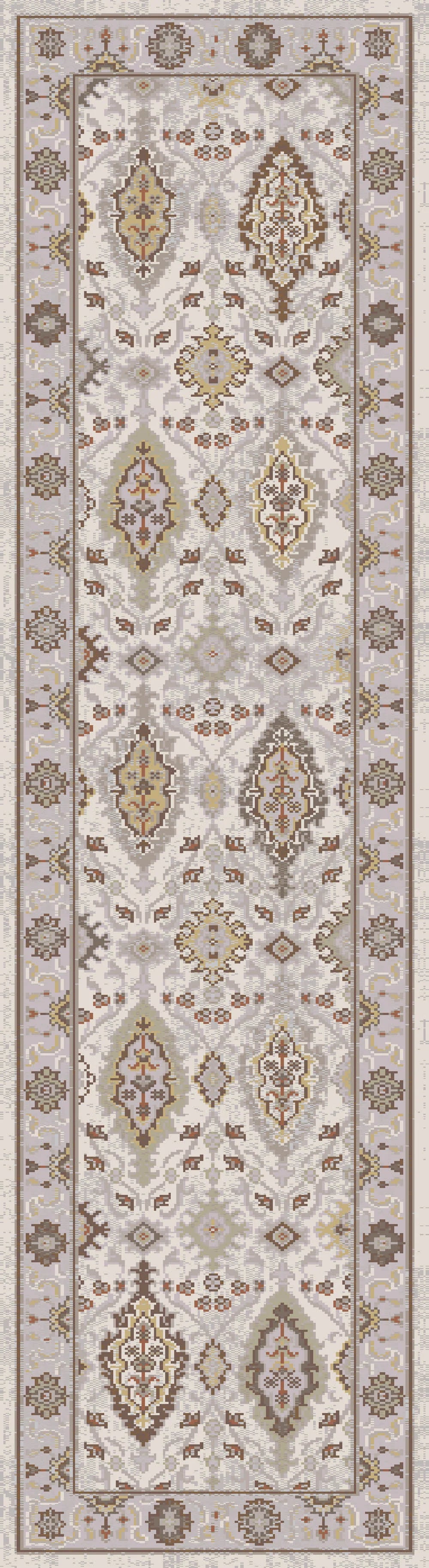 Dynamic Rugs Mood 8473 Blue Multi Transitional Machine-Made Rug