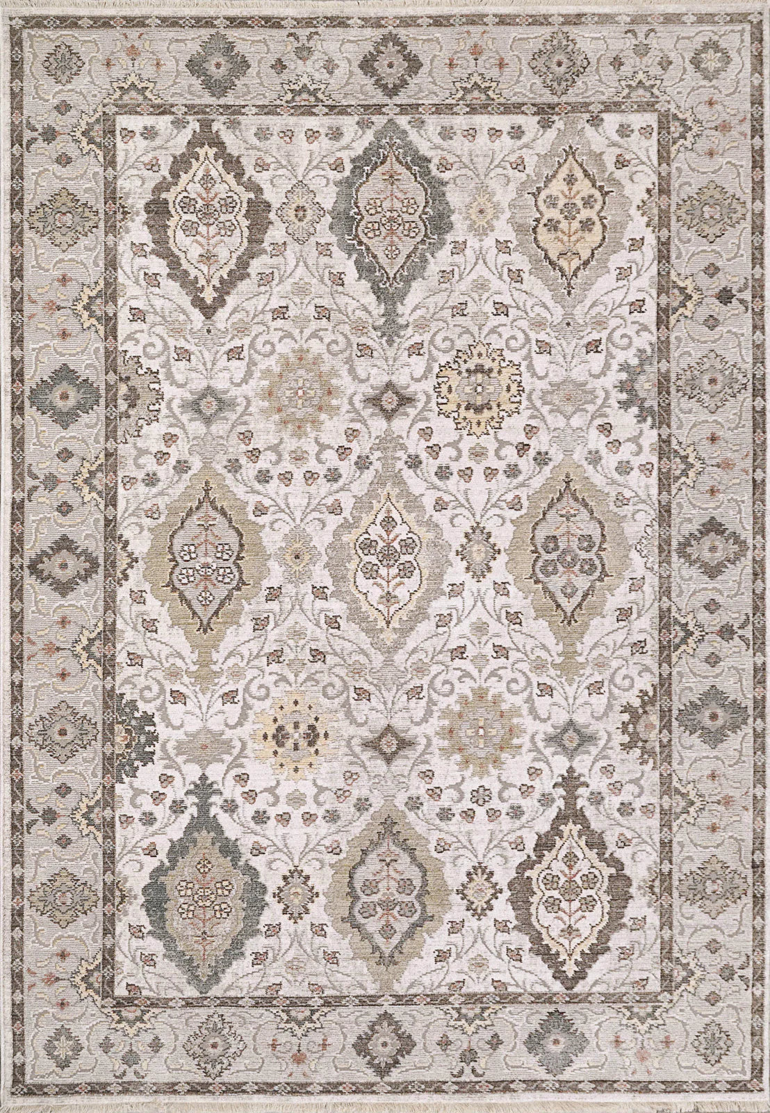 Dynamic Rugs Mood 8473 Blue Multi Transitional Machine-Made Rug