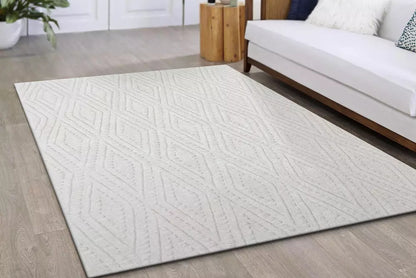 Dynamic Rugs Aria 8554 Ivory Modern Handmade Rug