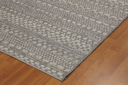 Dynamic Rugs Brighton 8570 Light Grey Contemporary Machine-Made Rug