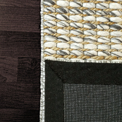 Dynamic Rugs Step 8640 Beige Grey Contemporary Handmade Rug