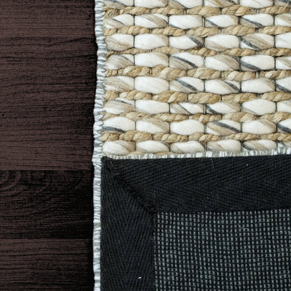 Dynamic Rugs Step 8640 Beige Grey Taupe Contemporary Handmade Rug