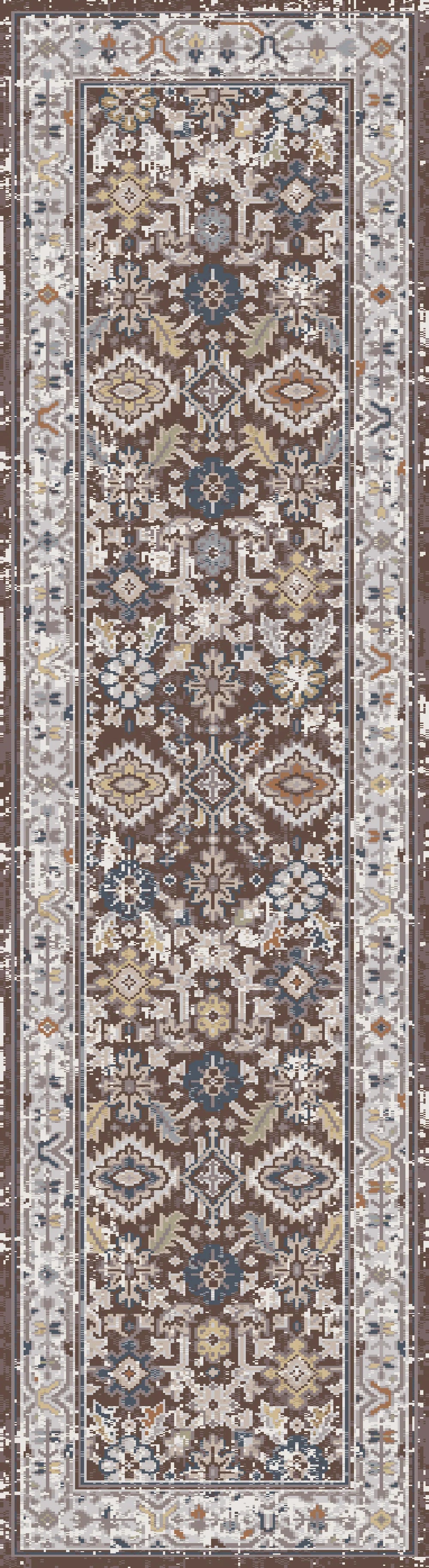 Dynamic Rugs Mood 8476 Multi Transitional Machine-Made Rug