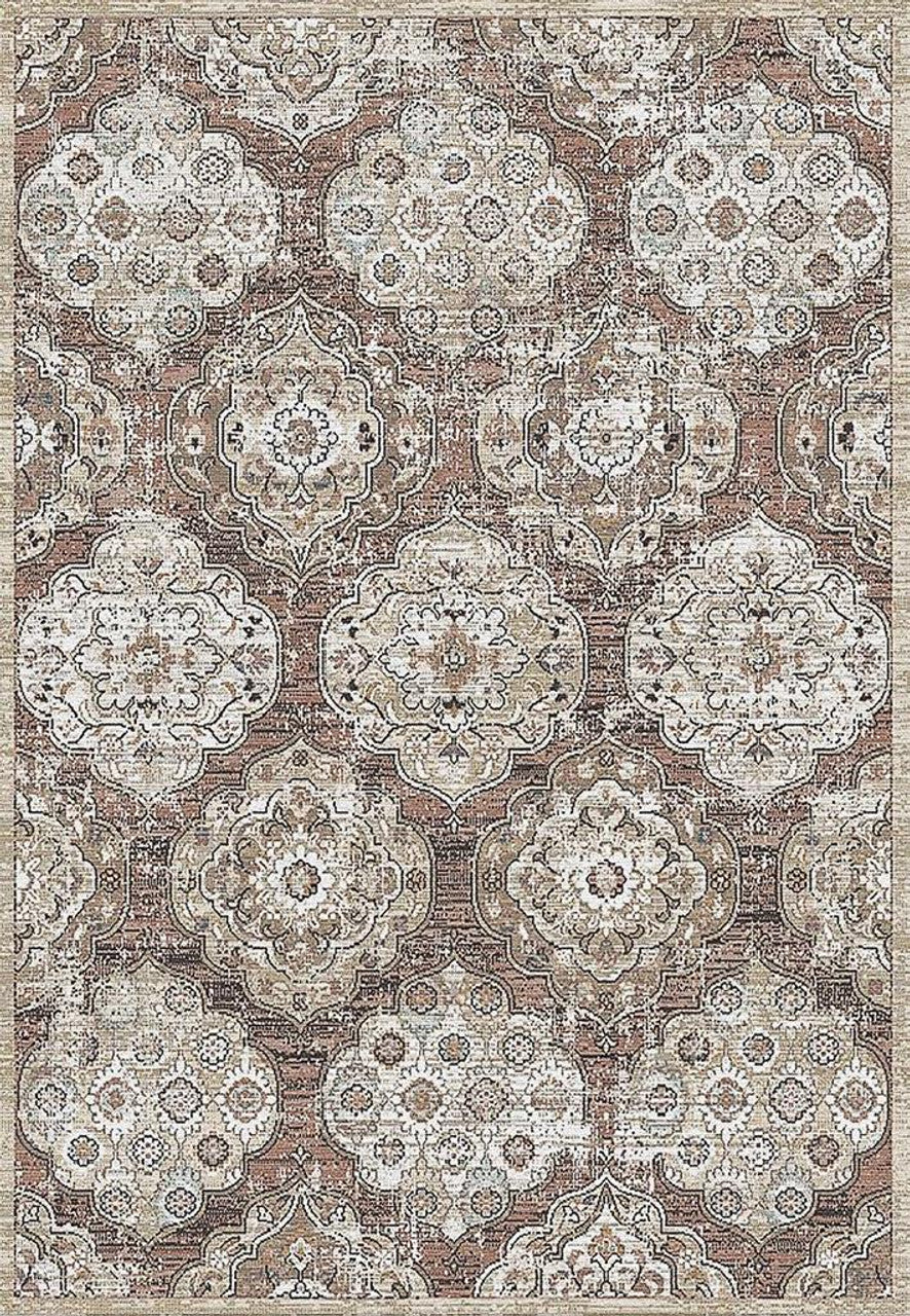 Dynamic Rugs Jazz 6793 Rose Blush Beige Ivory  Transitional Machine-Made Rug