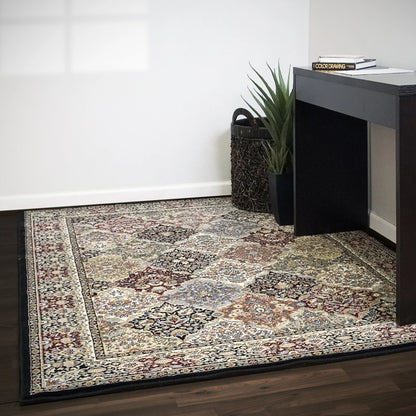 Dynamic Rugs Ancient Garden 57008 Multi Traditional Machine-Made Rug