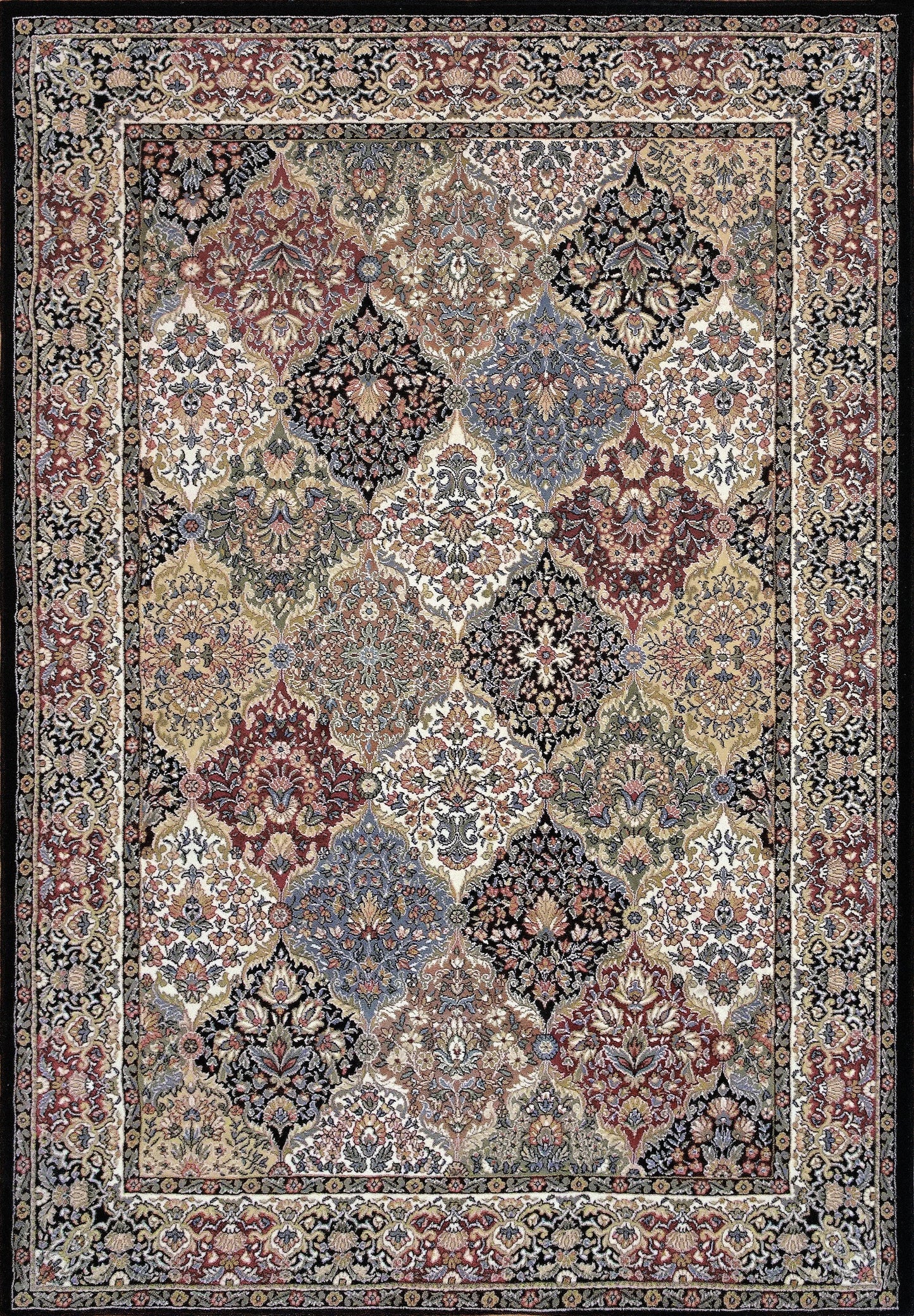Dynamic Rugs Ancient Garden 57008 Multi Traditional Machine-Made Rug