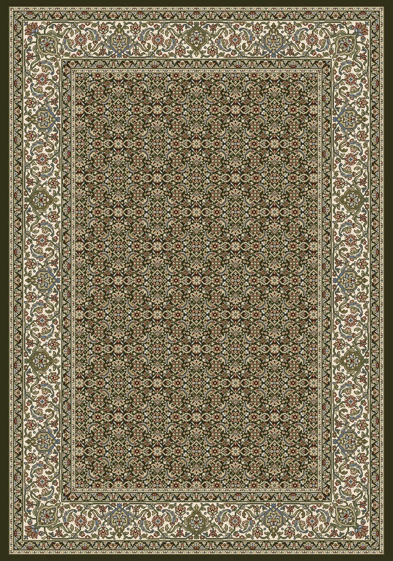 Dynamic Rugs Ancient Garden 57011 Black Ivory Traditional Machine-Made Rug