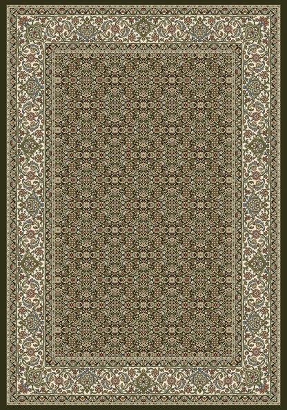 Dynamic Rugs Ancient Garden 57011 Black Ivory Traditional Machine-Made Rug