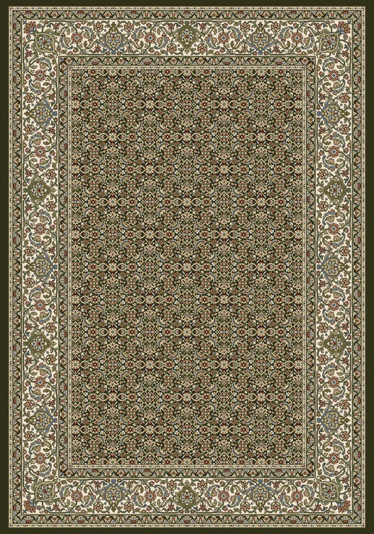 Dynamic Rugs Ancient Garden 57011 Black Ivory Traditional Machine-Made Rug