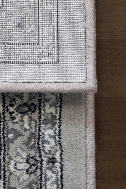 Dynamic Rugs Ancient Garden 57011 Soft Grey Cream Traditional Machine-Made Rug