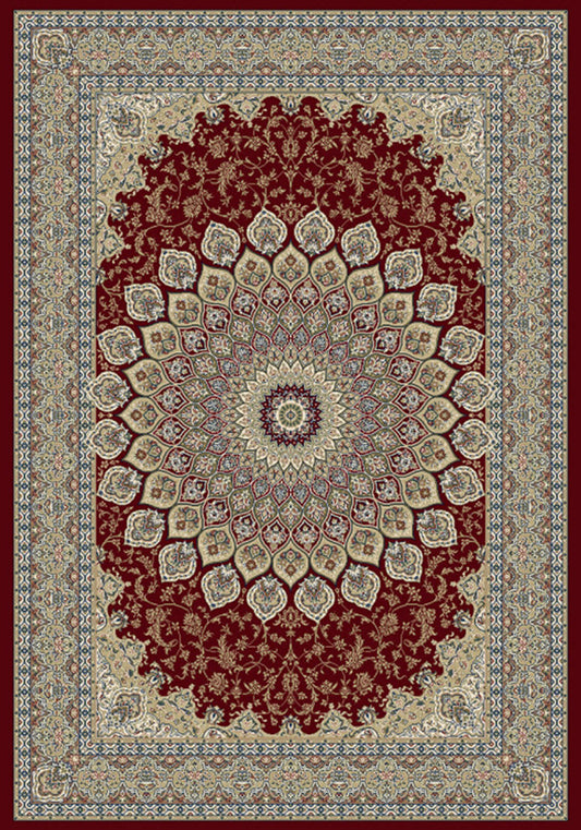 Dynamic Rugs Ancient Garden 57090 Red Traditional Machine-Made Rug