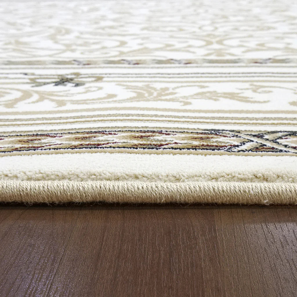Dynamic Rugs Ancient Garden 57091 Ivory Traditional Machine-Made Rug