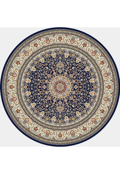 Dynamic Rugs Ancient Garden 57119 Blue Ivory Traditional Machine-Made Rug