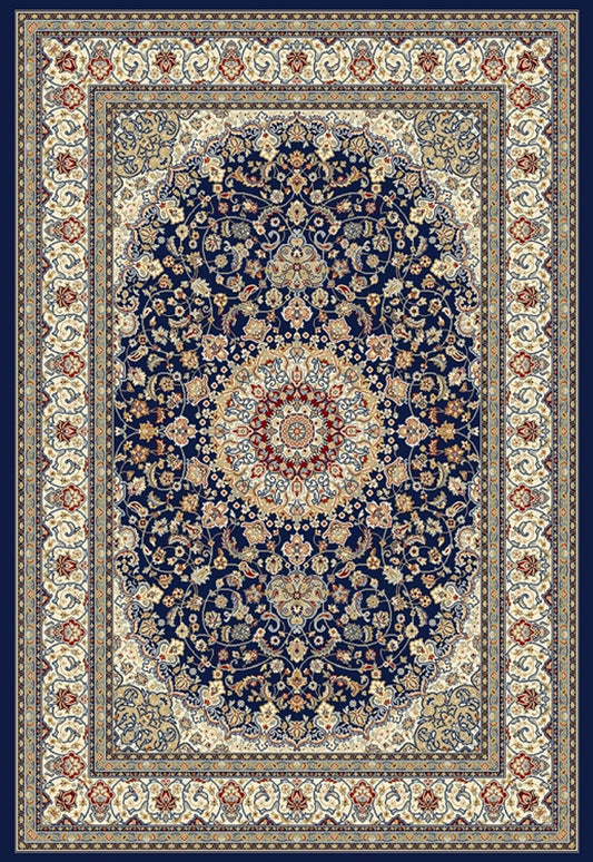 Dynamic Rugs Ancient Garden 57119 Blue Ivory Traditional Machine-Made Rug