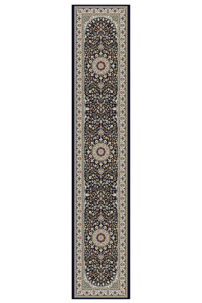 Dynamic Rugs Ancient Garden 57119 Blue Ivory Traditional Machine-Made Rug