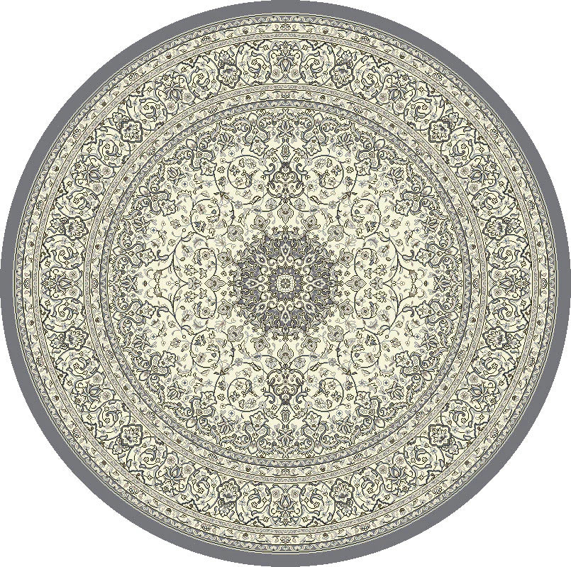 Dynamic Rugs Ancient Garden 57119 Cream Grey Traditional Machine-Made Rug