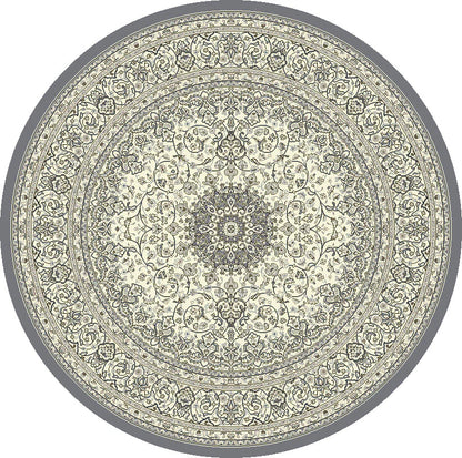 Dynamic Rugs Ancient Garden 57119 Cream Grey Traditional Machine-Made Rug