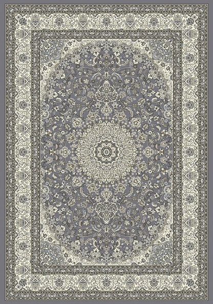Dynamic Rugs Ancient Garden 57119 Grey Cream Traditional Machine-Made Rug