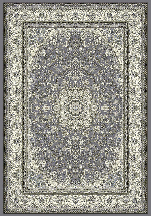 Dynamic Rugs Ancient Garden 57119 Grey Cream Traditional Machine-Made Rug