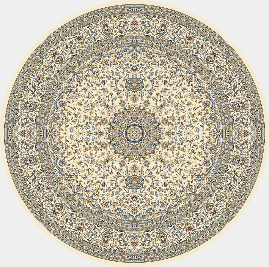 Dynamic Rugs Ancient Garden 57119 Ivory Traditional Machine-Made Rug