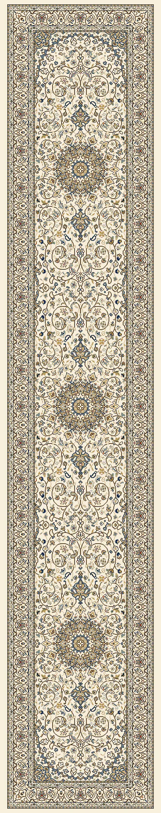 Dynamic Rugs Ancient Garden 57119 Ivory Traditional Machine-Made Rug