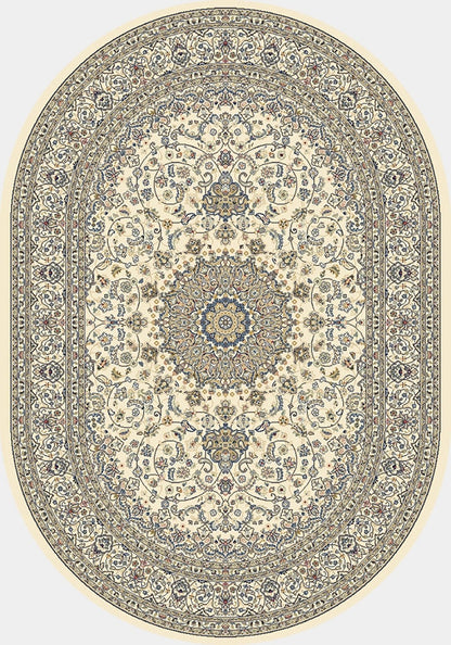 Dynamic Rugs Ancient Garden 57119 Ivory Traditional Machine-Made Rug