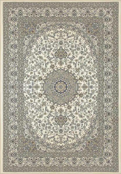 Dynamic Rugs Ancient Garden 57119 Ivory Traditional Machine-Made Rug