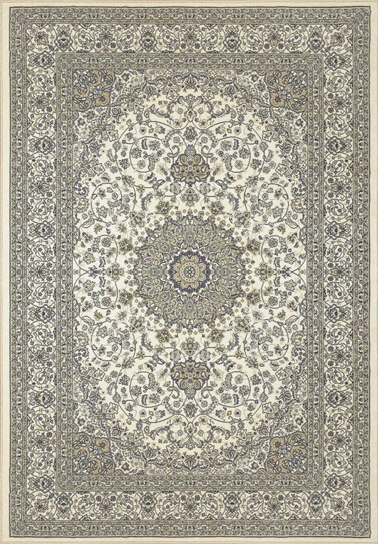 Dynamic Rugs Ancient Garden 57119 Ivory Traditional Machine-Made Rug