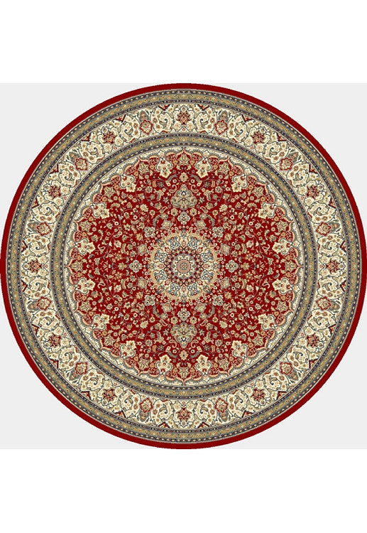 Dynamic Rugs Ancient Garden 57119 Red Ivory Traditional Machine-Made Rug