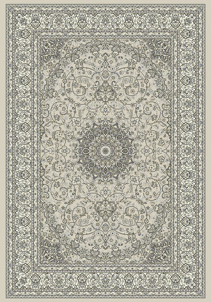 Dynamic Rugs Ancient Garden 57119 Soft Grey Cream Traditional Machine-Made Rug